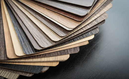 Different type of finishes available on boards at the Canadian Blackboard Company