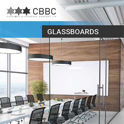 Glass boards complete catalog from the Canadian Blackboard Company