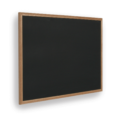 Tableau d'écriture avec cadre en bois